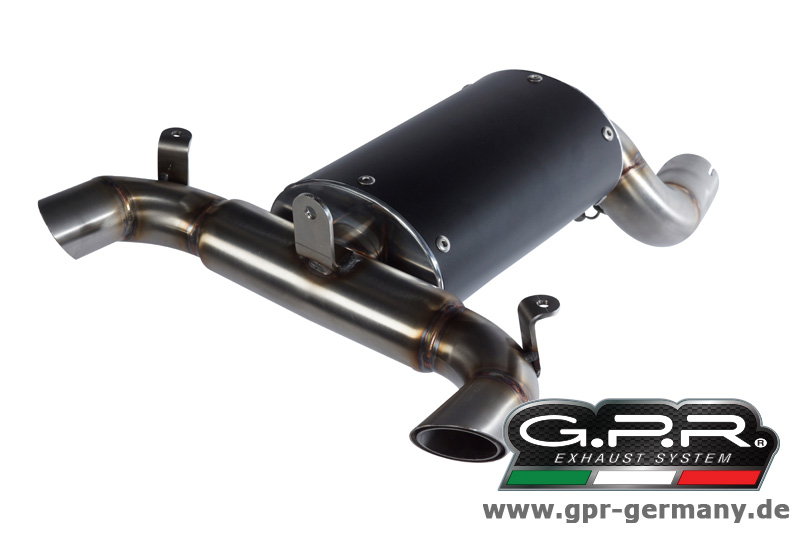 GPR Furore Nero Italia Suzuki GSR 600 2006-11 Slip On Endschalldämpfer Auspuff